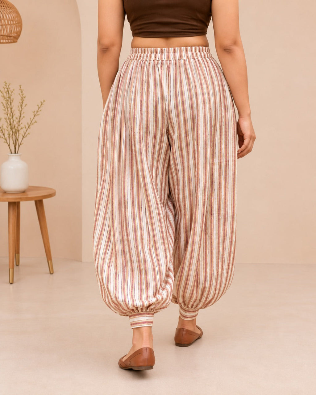 Striped Balloon Pants